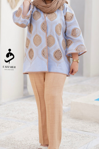 مانتو قلاب بافی