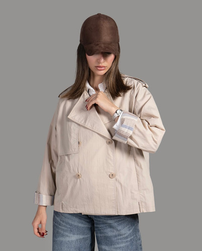 بارانی زنانه مدل چهاردکمه