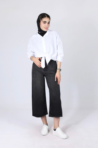 شلوار جین وایدلگ قد ۹۰