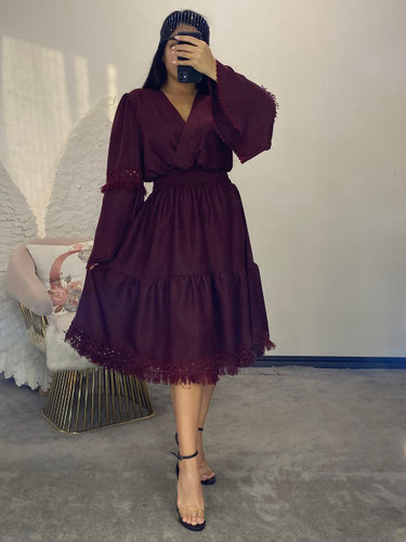 پیراهن کوتاه مدل چپ و راستی