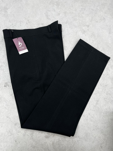 شلوار گاباردین ترک راسته مشکی با ایستایی عالی مزون سجادیان